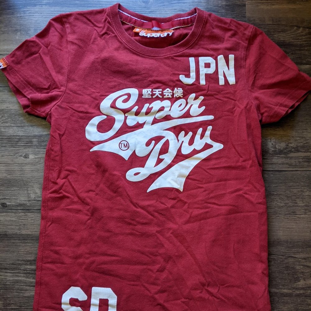 Superdry 100% cotton Red T Shirt